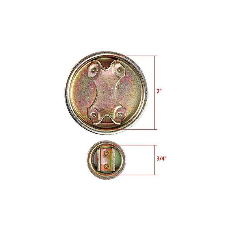 Sanbege Drum Bung Plug 2 and 34 Steel Bung Cap for 55 Gallon Barre - Image 4