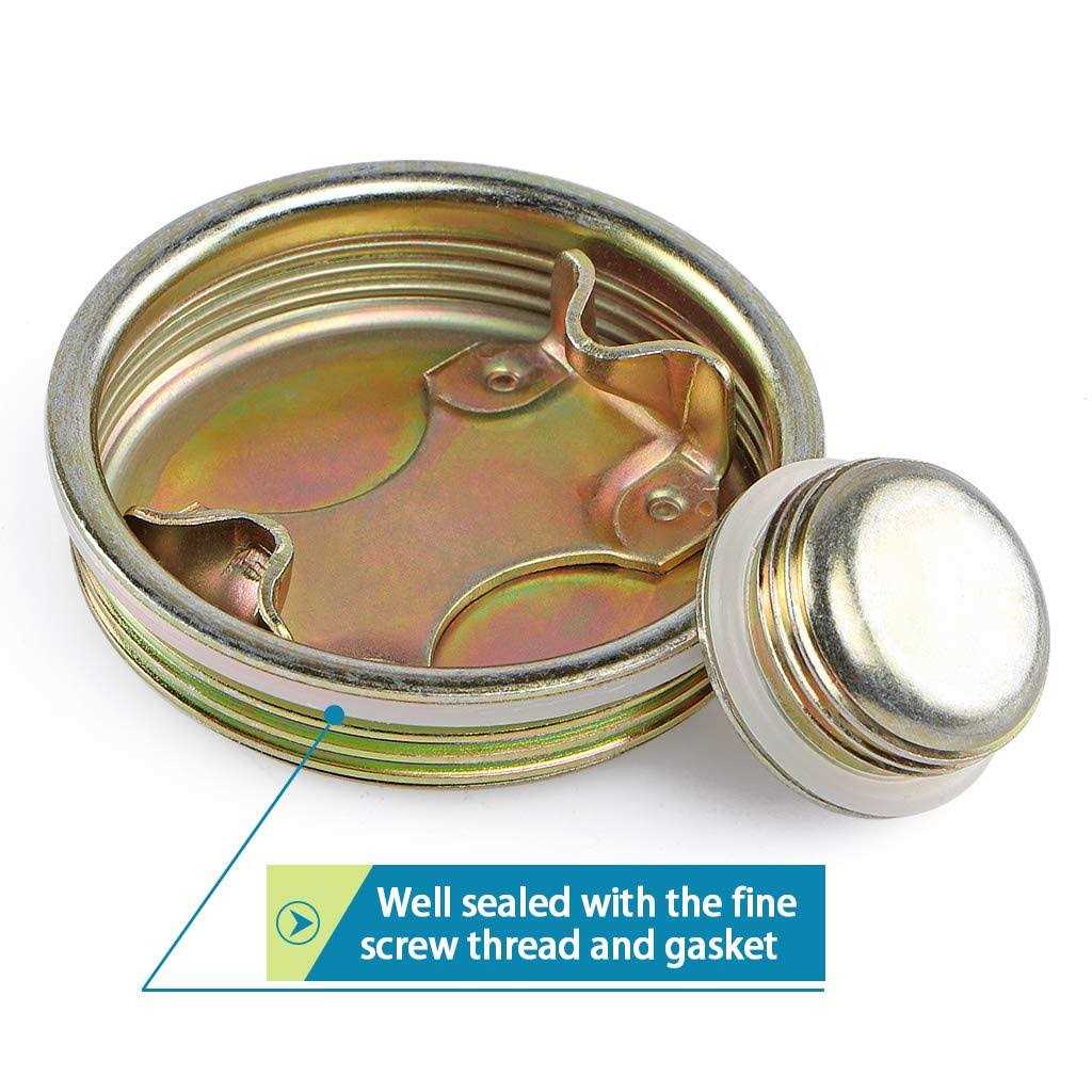 Sanbege Drum Bung Plug 2 and 34 Steel Bung Cap for 55 Gallon Barre - Image 5