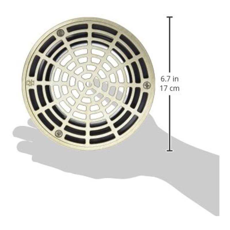 Sioux Chief 832-4HNR 4IN Floor Drain Round Nickel - Image 3