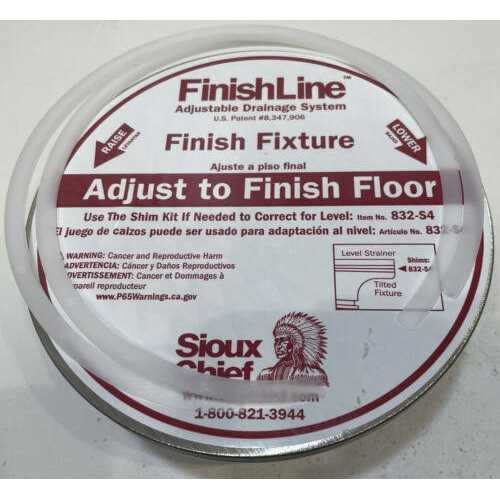 Sioux Chief 832-4HNR 4IN Floor Drain Round Nickel - Image 4