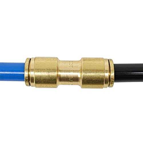 Mytee Products Dot Brass Push to Connect Fitting Straight Union Tube Connector Air Brake Tube Fitting - Image 4
