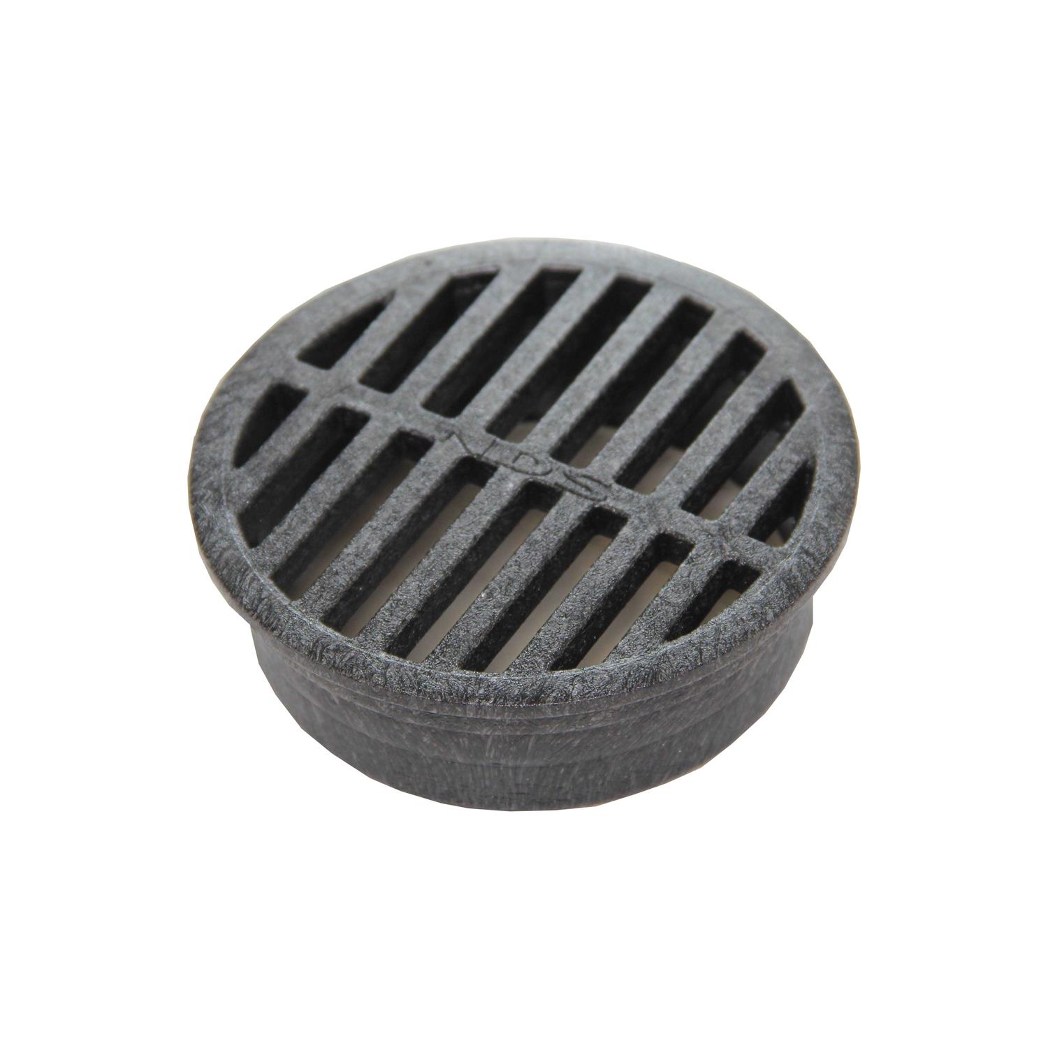 NDS 4 in. Round Grate Black
