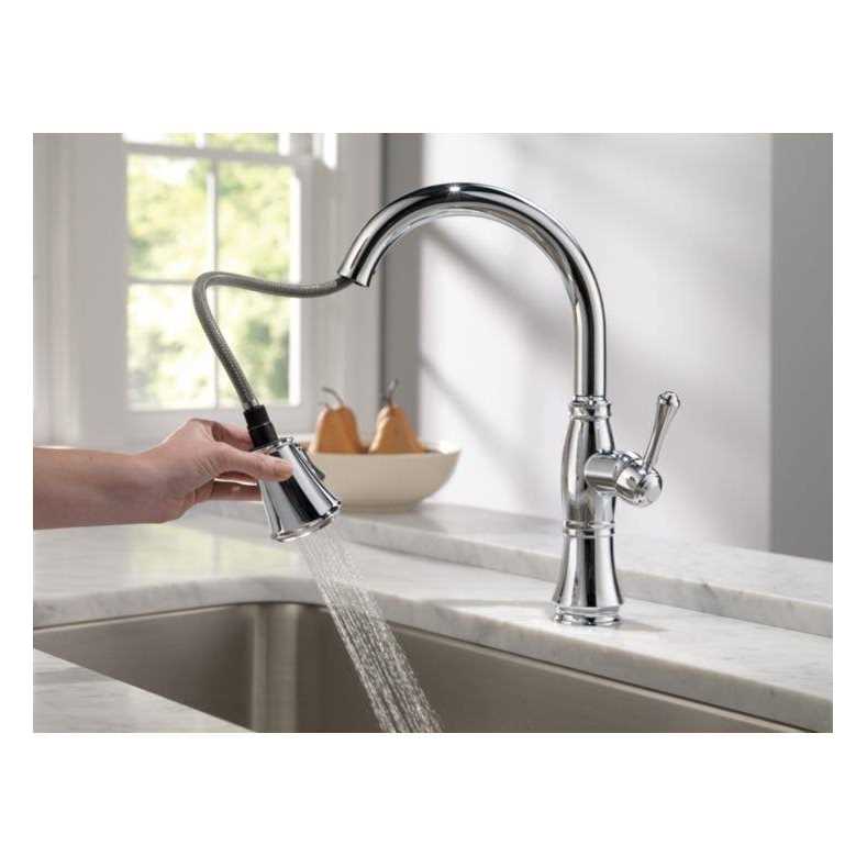 Delta Cassidy Single Handle Pulldown Kitchen Faucet 9197-AR-PR-DST - Image 4