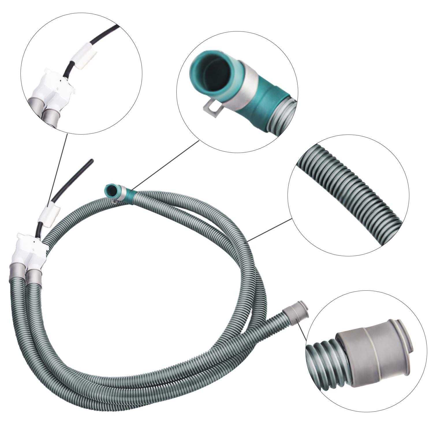 L Continue 5215ER2002G Washing Machine Drain Hose Assembly, Replacement for LG and Kenmore Aem73773301 - Image 3