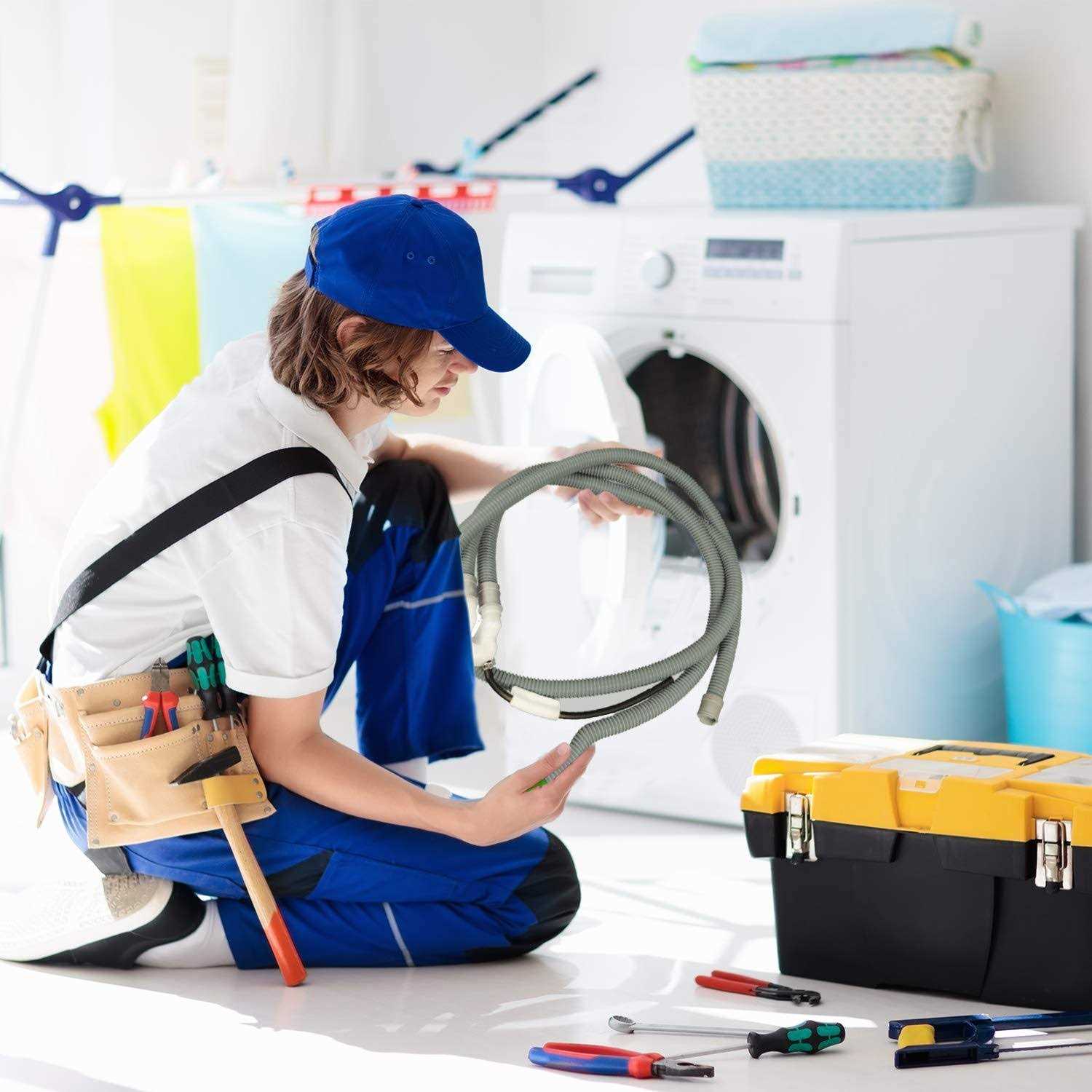 L Continue 5215ER2002G Washing Machine Drain Hose Assembly, Replacement for LG and Kenmore Aem73773301 - Image 4