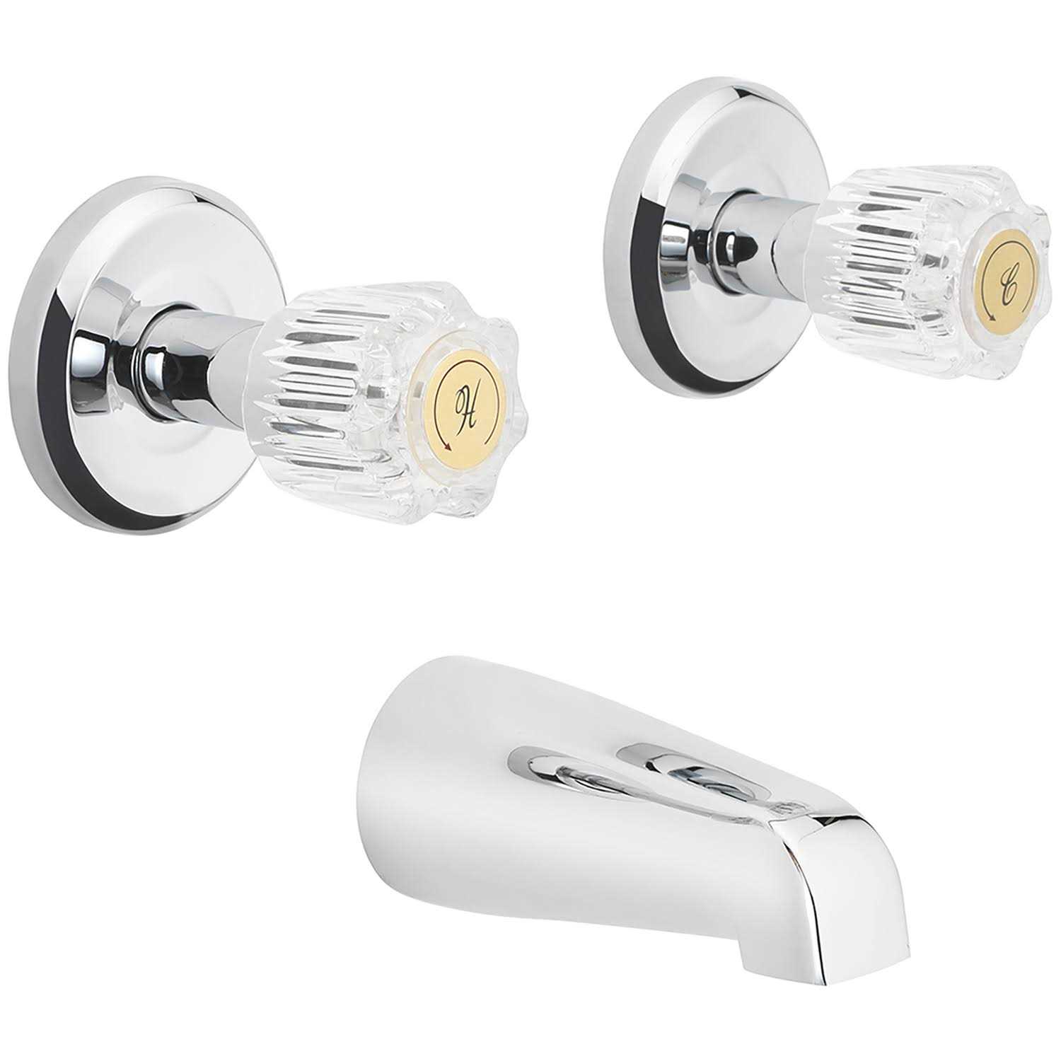 Oakbrook 2-Handle Chrome Bath Faucet - Image 3