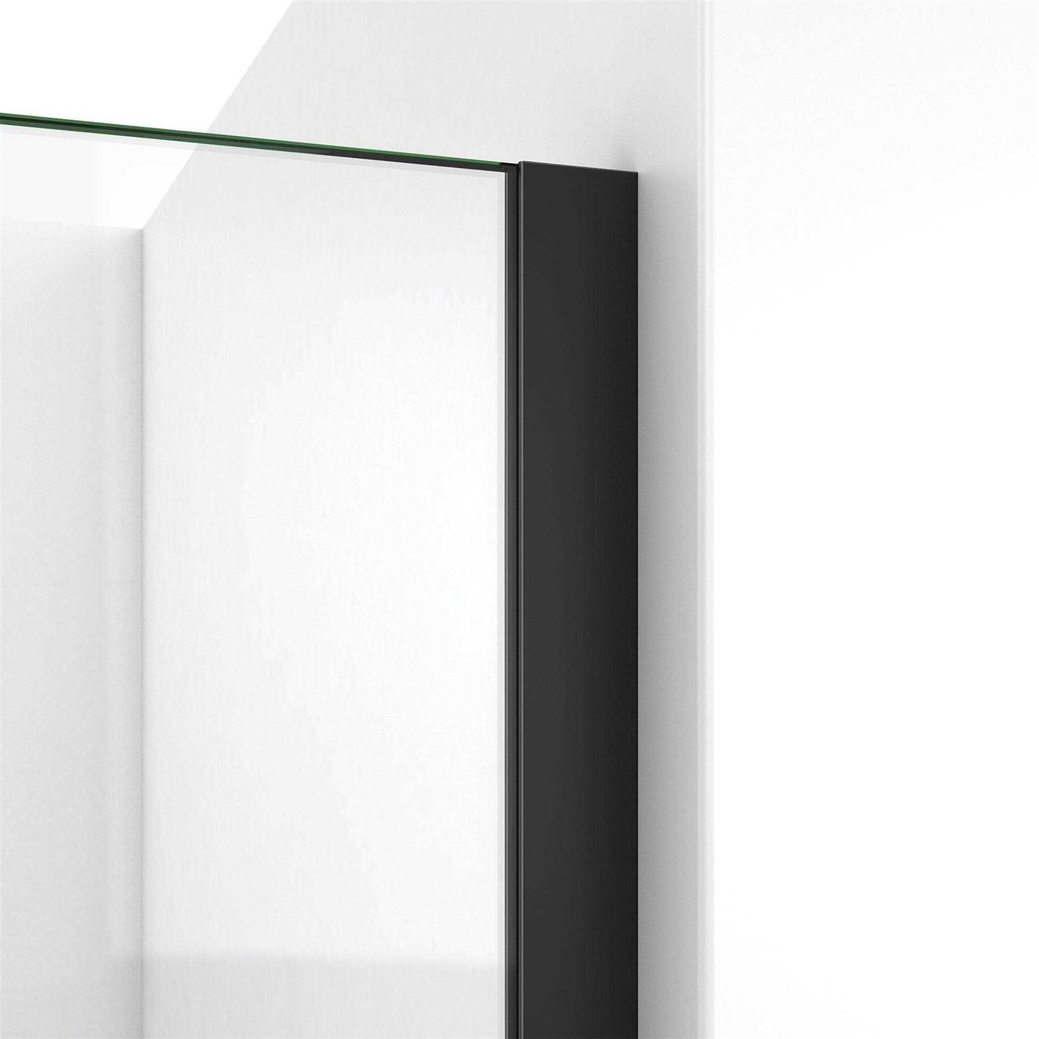 DreamLine SDLI30W720XTX09 Linea 30 inch W x 72 inch H Frameless Shower Screen in Satin - Image 3