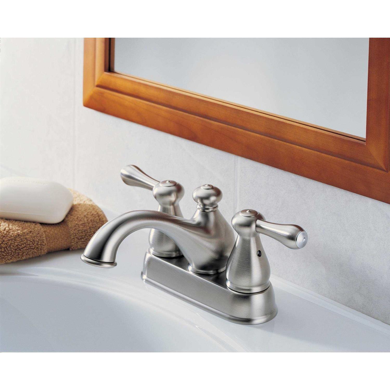 Delta Leland Two Handle Centerset Bathroom Faucet 2578LF-278 - Image 4