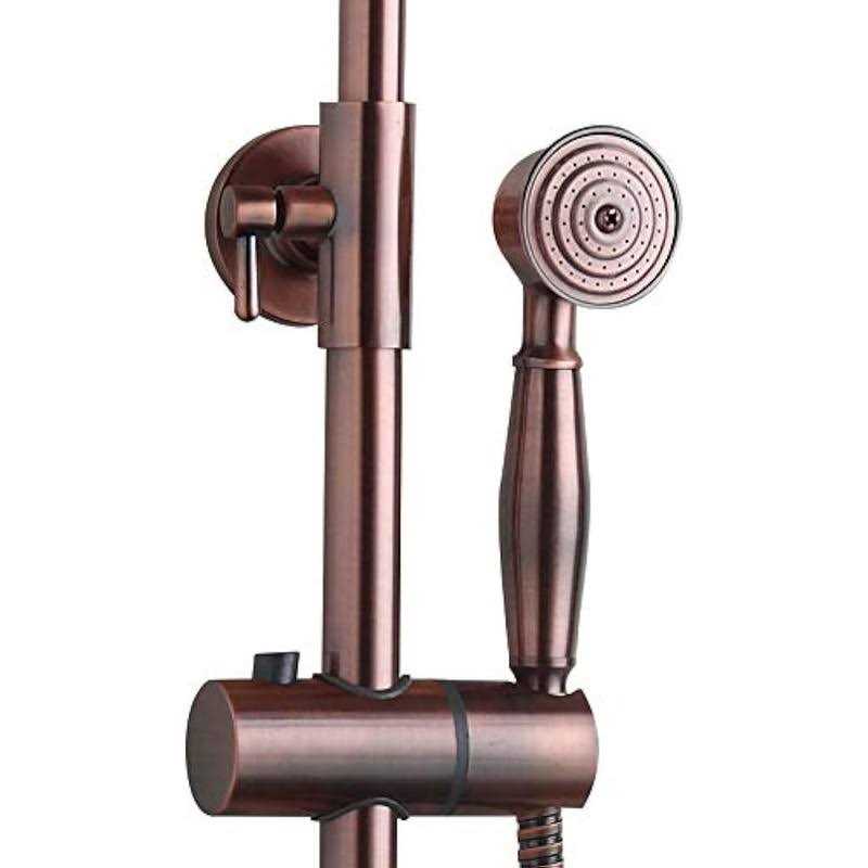 Exposed Shower System with 8 inch Rainfall Shower Head 3 Function Bathroom Shower Faucet Set Wall Mounted - Image 2