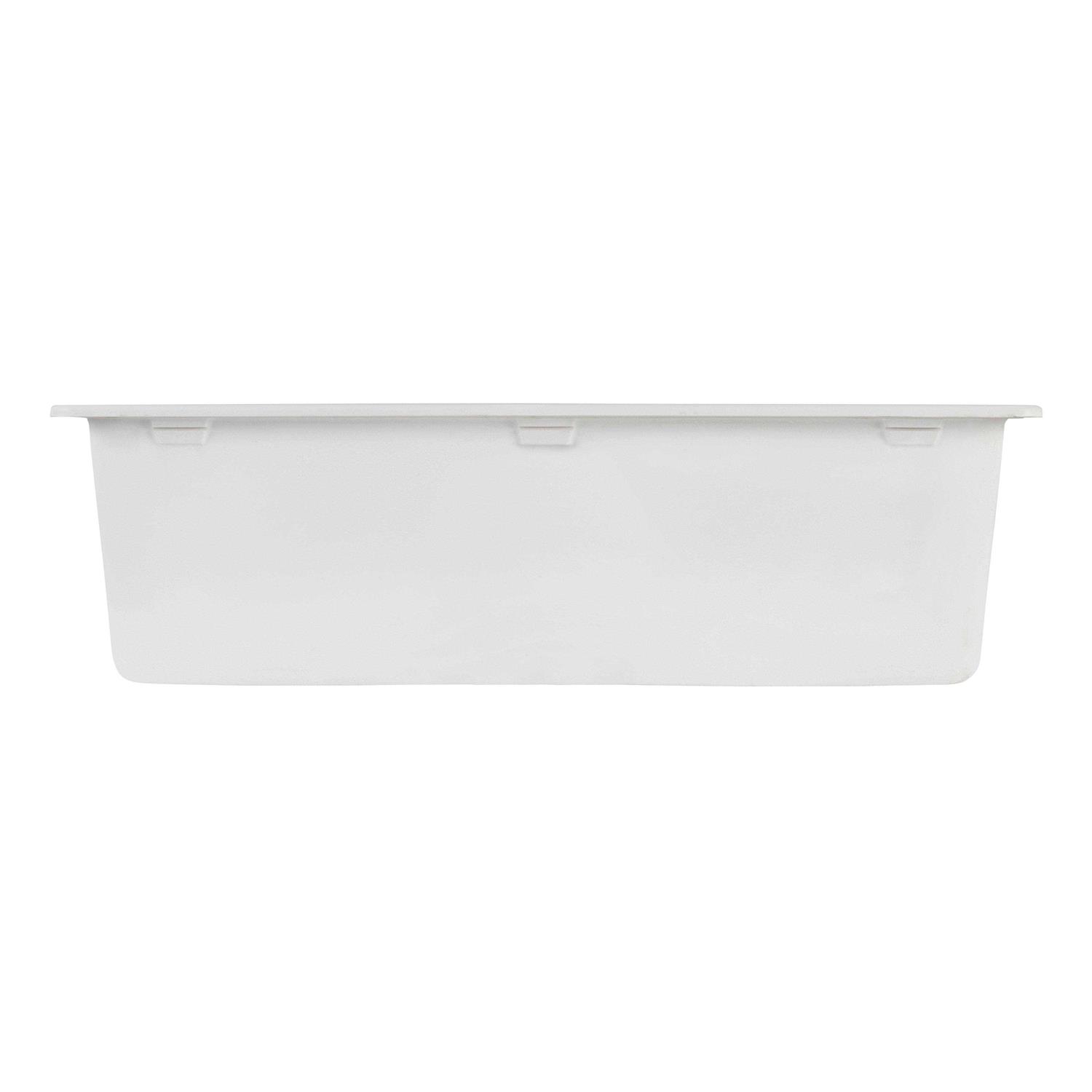 Signature Hardware 948461 Totten 33 Drop In / Undermount Single Basin Granite Composite Kitchen Sink - Image 5