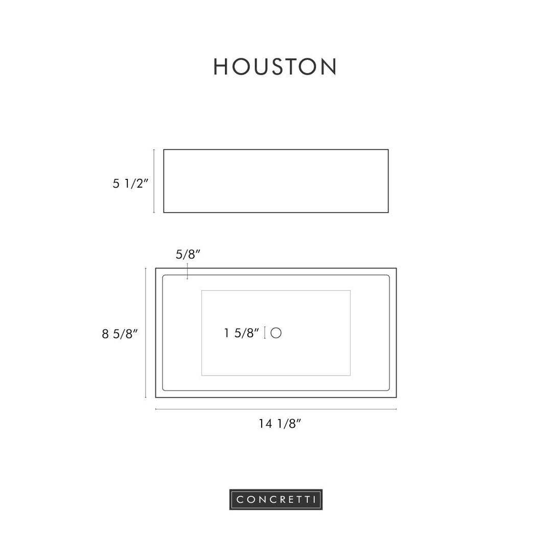 Concretti Designs Houstondarkblue1 Concrete Handmade Vessel Bathroom Sink - Image 5