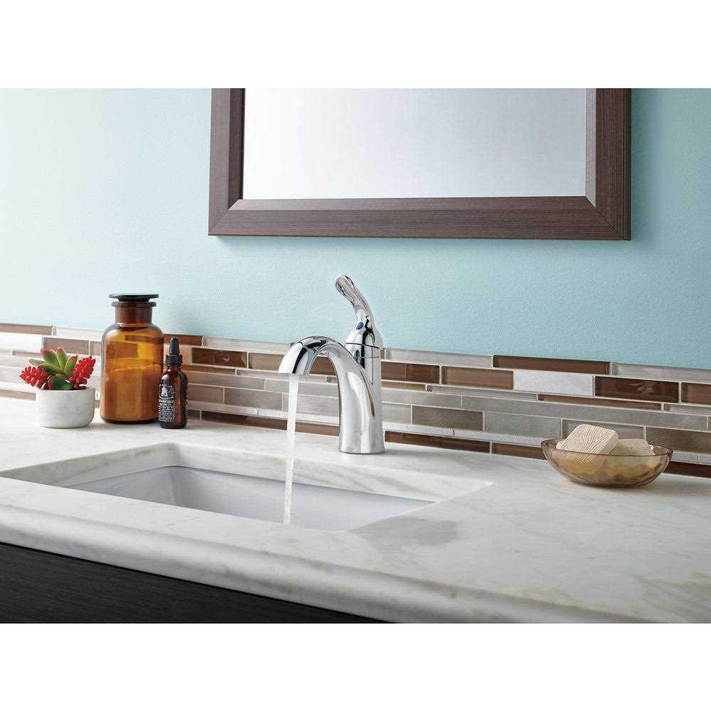 Delta Lahara Single Handle Bathroom Faucet with Touch2O.xt Technology 538 - Image 2