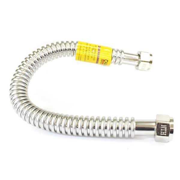 Charman 173024 Correcated Stainless Steel Water Heater Connector Hose - Image 3