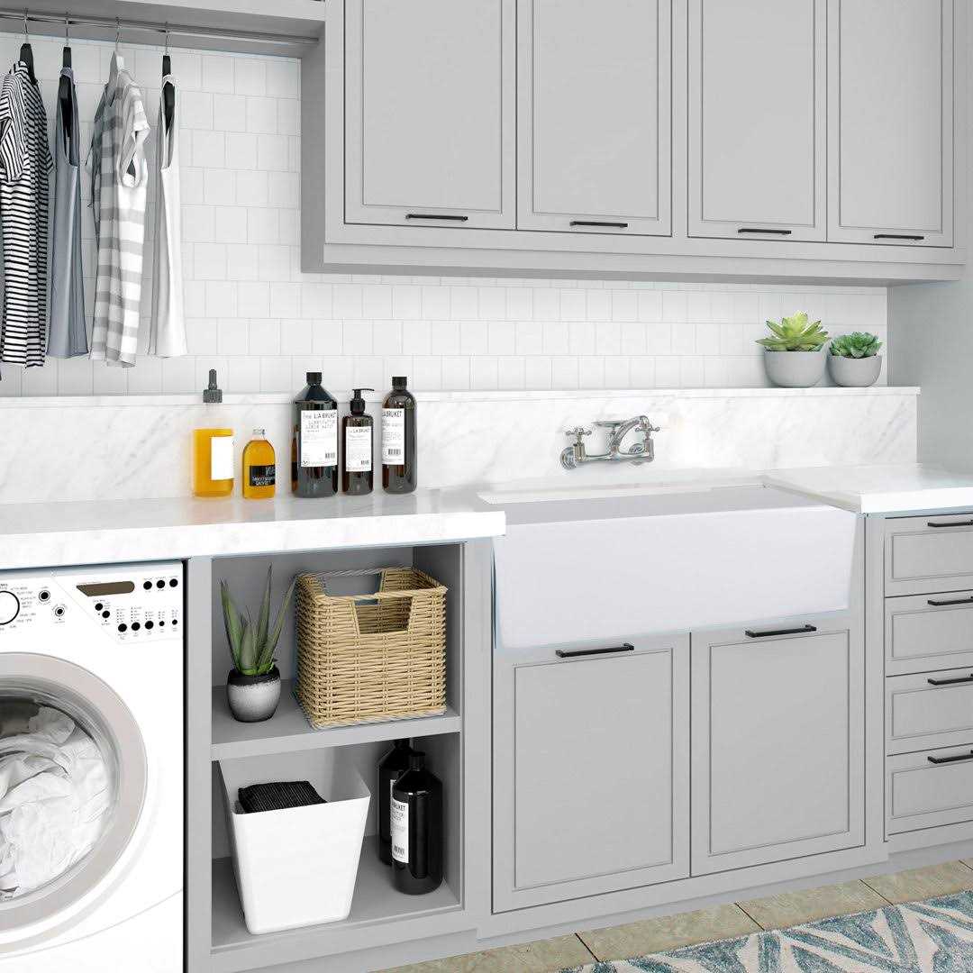 Nantucket Sinks T-FCFS30 30 Fireclay Farmhouse Kitchen Sink