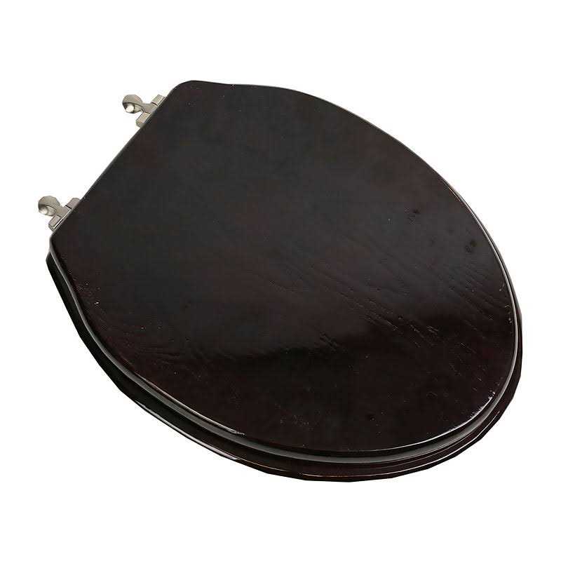 Bath Décor Slow Close Plastic Round Top Mount Adjustable Release and Clean Hinge Toilet Seat - Image 3