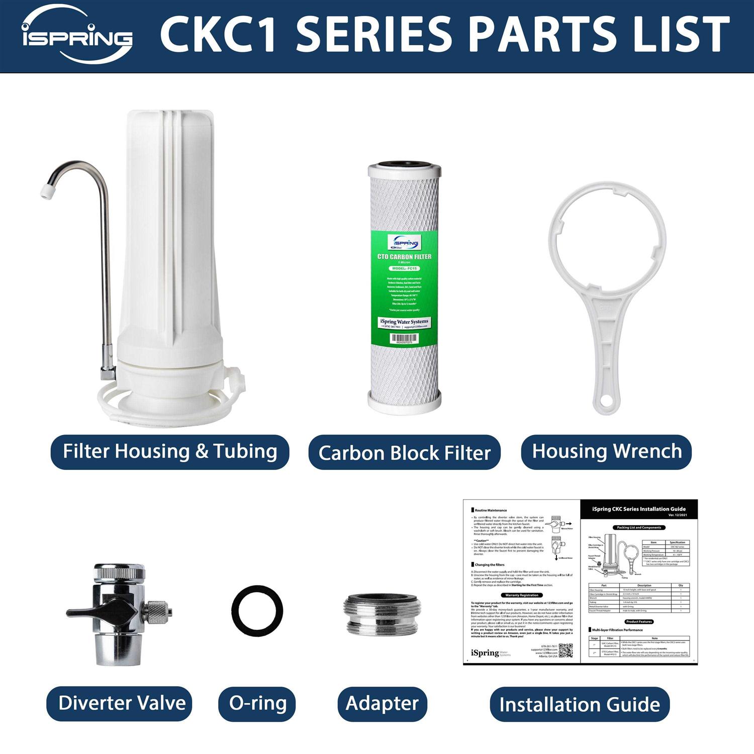 iSpring CKC1 Countertop Water Filtration - Image 4