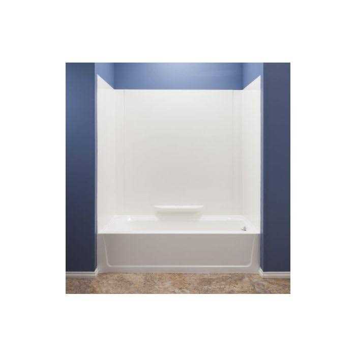 Mustee Durawall Bathtub Wall 350WHT - Image 4