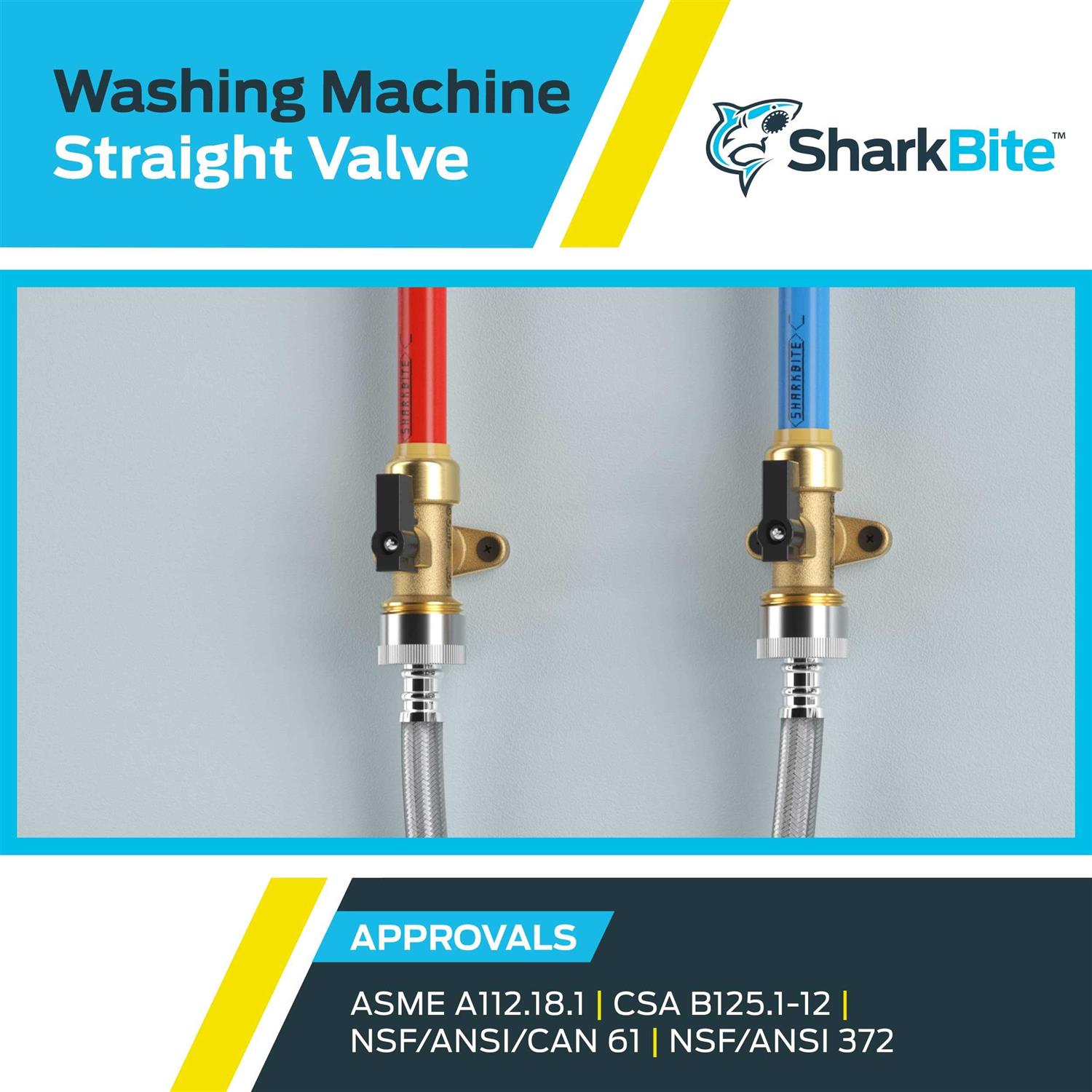 SharkBite Washing Machine Valve Brass 25559LF - Image 4