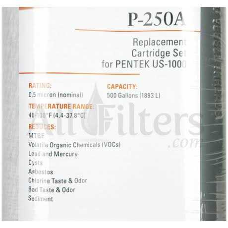 Pentek P-250A Under Sink Water Filter Set - Image 4