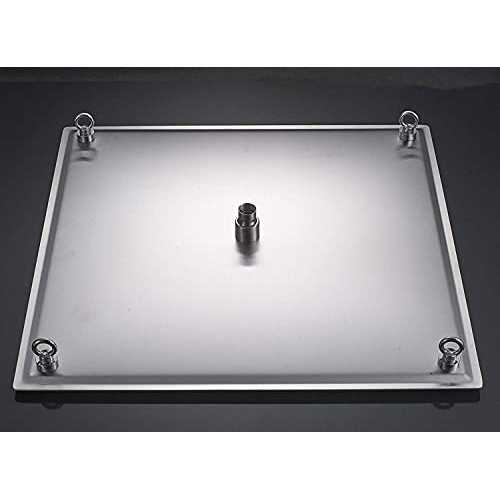 Saeuwtowy 20 inch Large Rainfall Shower Heads High Pressure Stainless Steel Bathroom Rainfall Shower Head Ultra-thin Waterfall Full Body Cover - Image 5