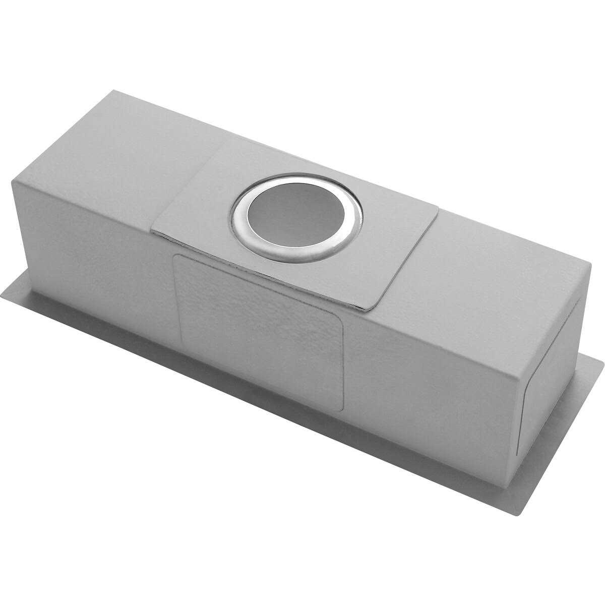 Ruvati 23 x 8 Bar Prep Sink Narrow Trough Undermount 16 Gauge Stainless Steel Single Bowl RVH7120 - Image 4