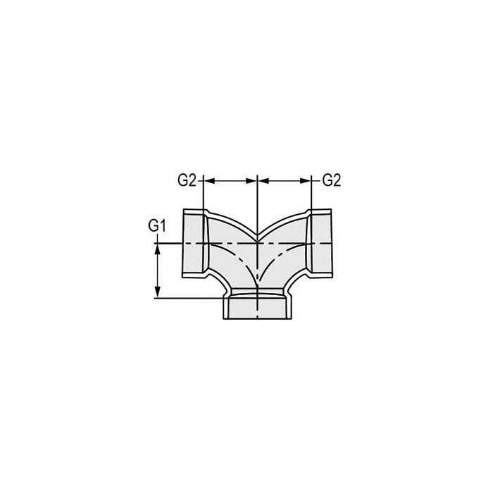 Spears P327-015 90 deg DWV Double Bend - Image 3
