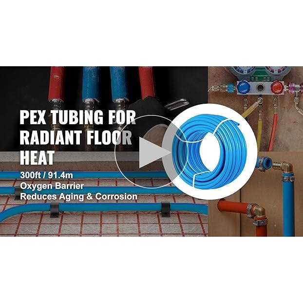 VEVOR Pex Tubing 1 Pex Pipe 300ft Flexible Pex Hose Non Oxygen Barrier Pex Tube Coil 80-160psi Pex Water Line - Image 5