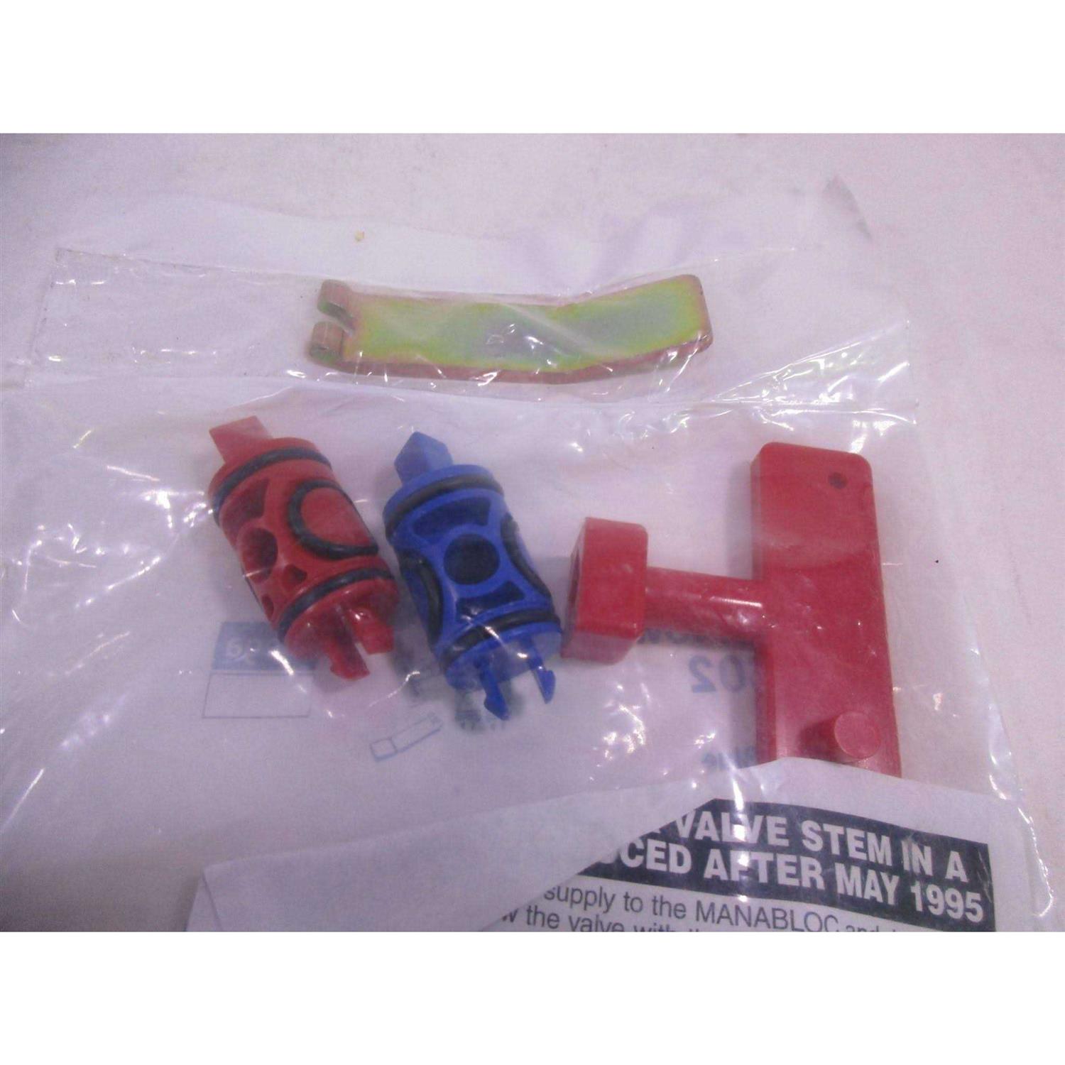 Viega 50602 PureFlow Zero Lead Manabloc Valve Stem Replacement Kit Red and Blue - Image 4