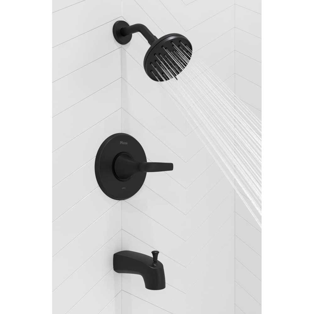 Pfister Rancho 1-handle Bathtub & Shower Faucet With Valve 8P8-WS2-RCHSB - Image 5
