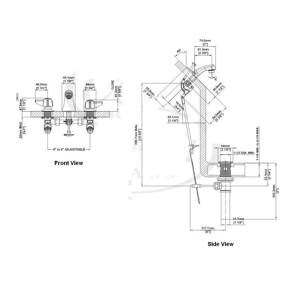 Central Brass Bathroom Faucet - Image 4