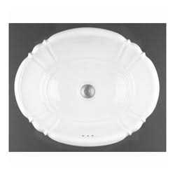 PROFLO PF1125 Richardson 17-5/8 Oval Vitreous China Drop In Bathroom Sink with Overflow - Image 3