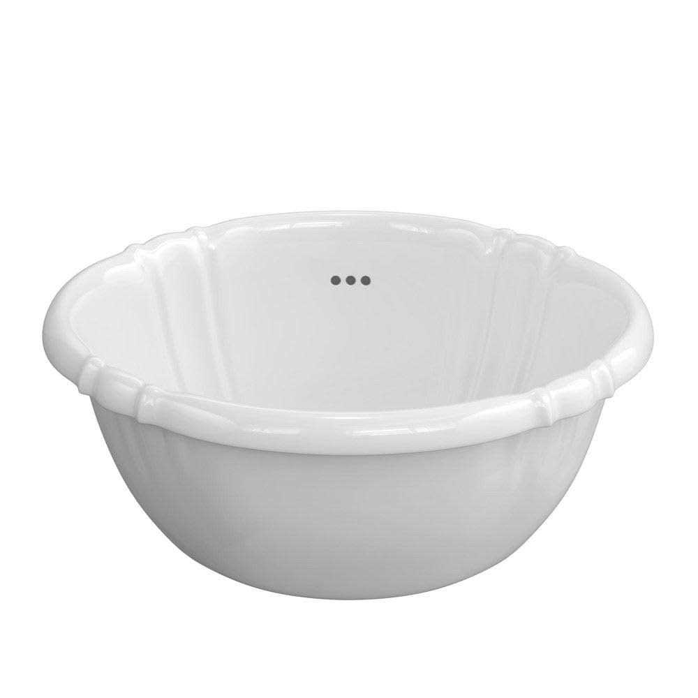 PROFLO PF1125 Richardson 17-5/8 Oval Vitreous China Drop In Bathroom Sink with Overflow - Image 4