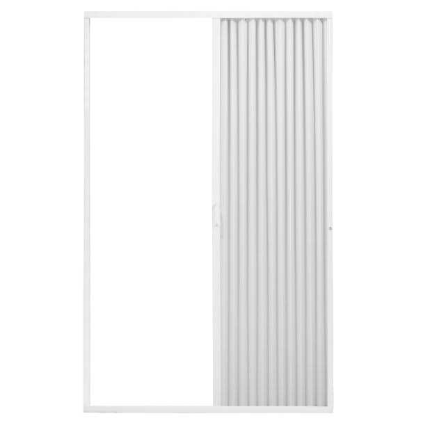 Pleated Folding RV Shower Doors White - Image 2