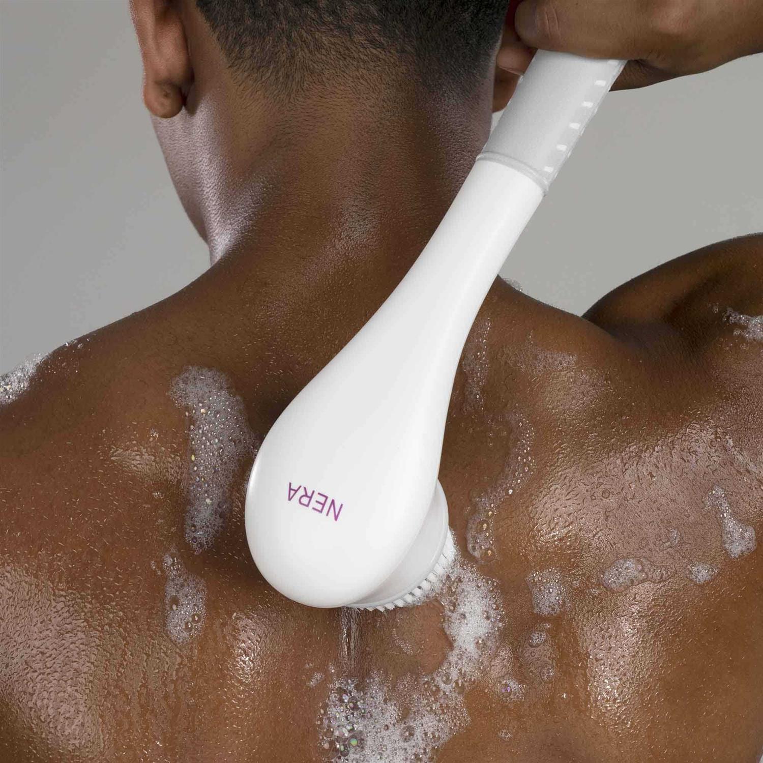 Spa Sciences Nera Powered Shower Brush 3-in-1 Multifunction Back & Body Brush - Image 3
