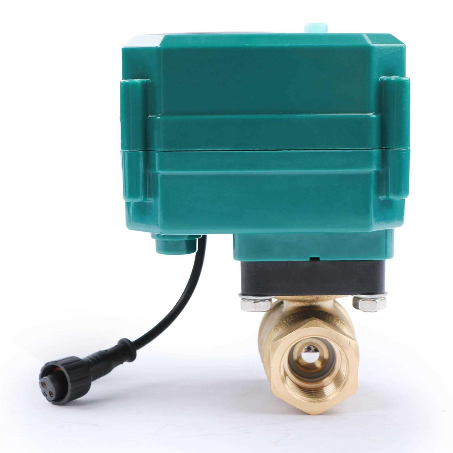 U.s. Solid Smart Motorized Ball Valve Brass - Image 3