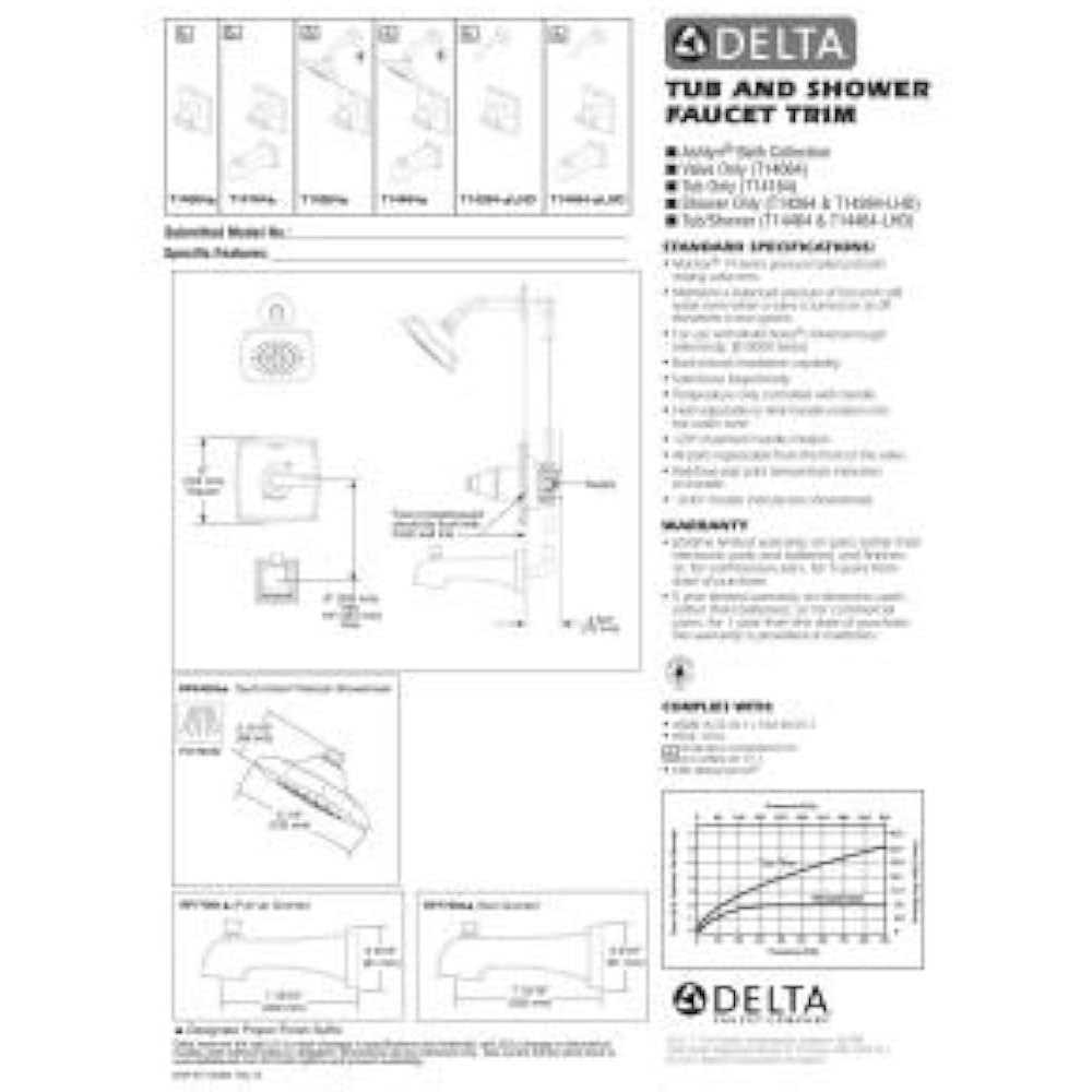 Delta Ashlyn Monitor 14 Series Tub Trim - Image 2