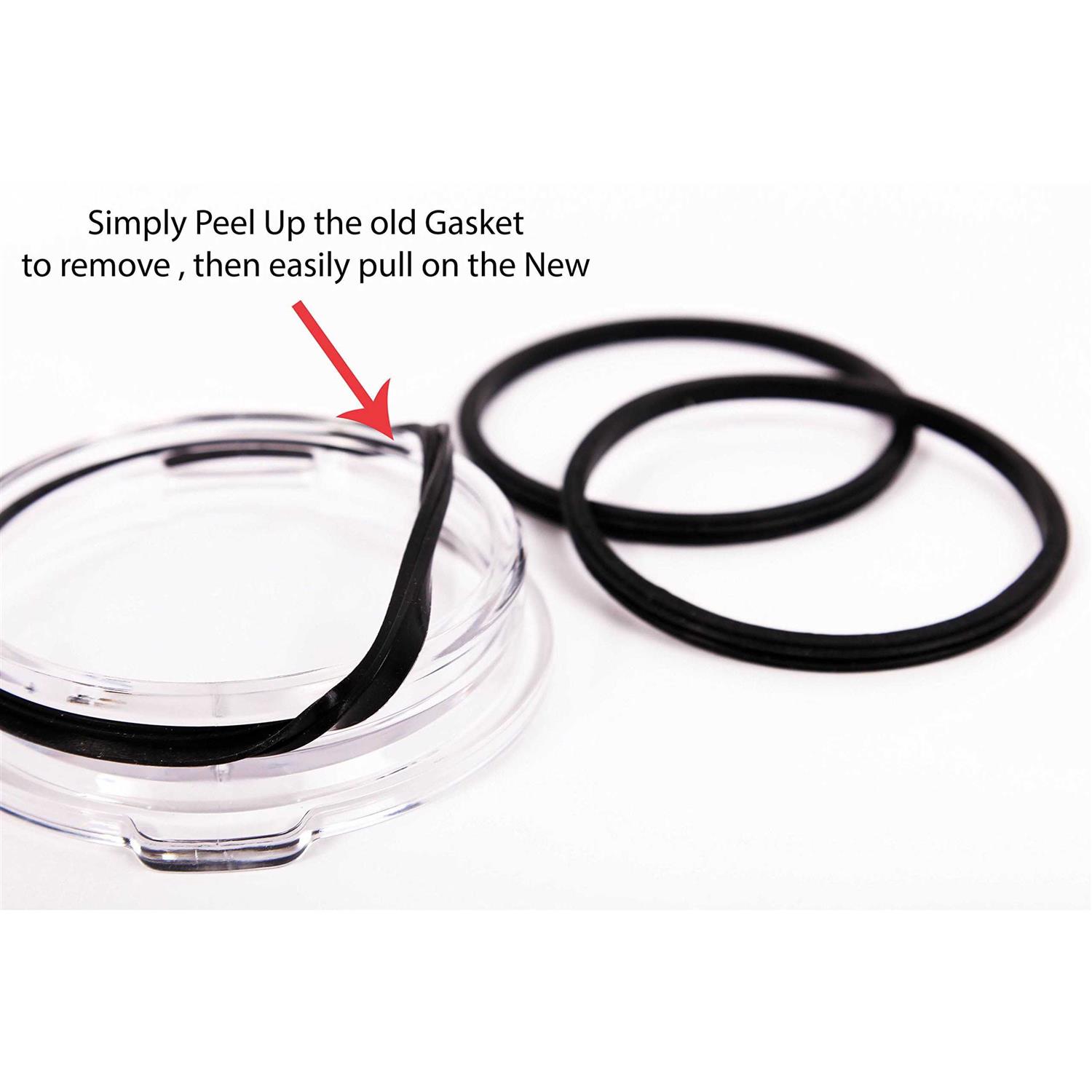 2 Pack Replacement Rubber Gasket Seal Ring 30 oz Tumbler Vacuum Stainless Steel Cup Flex Spare Yeti Ozark Trail Rocky Mountain Top Lid CocoStraw - Image 5
