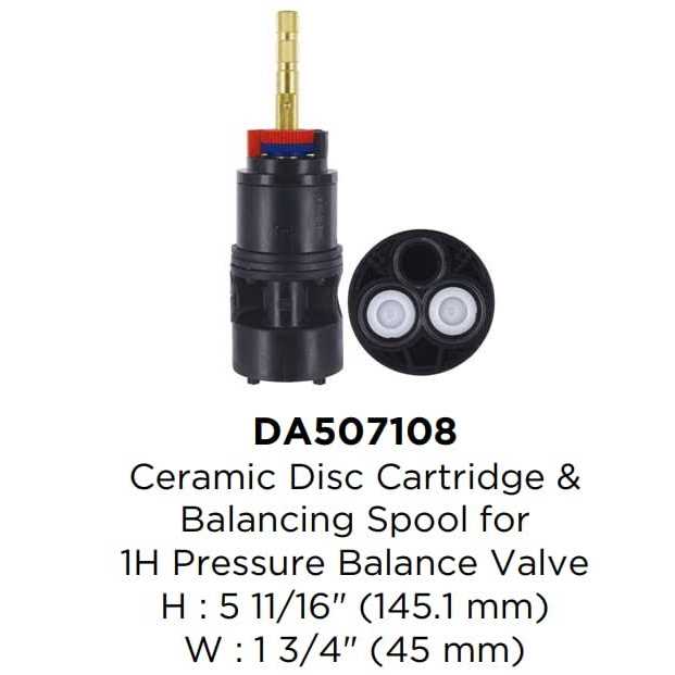 Danze DA507108 Pressure Balanced Cartridge & Balancing Spool - Image 4