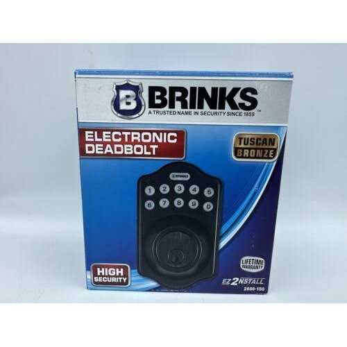 Brinks Electronic Deadbolt Door Lock - Image 4