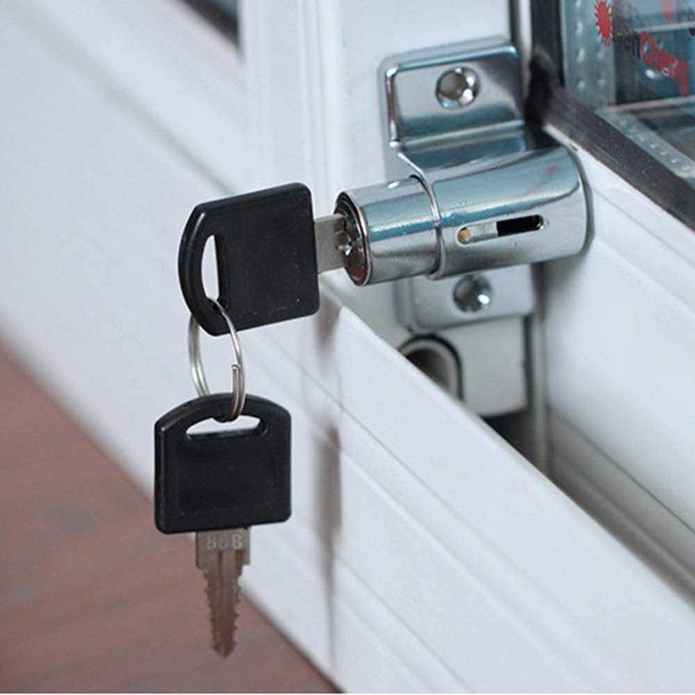 Window Locks with Key, Aluminum Alloy Window Door Frame Security Locks for Home and Office - Image 3