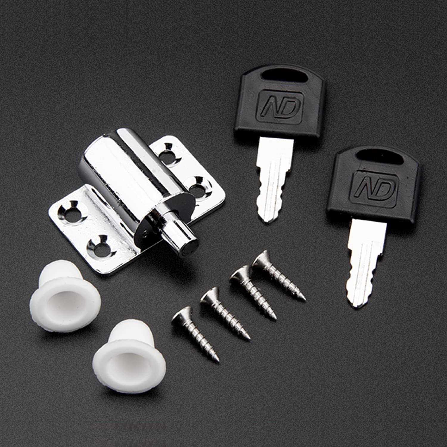 Window Locks with Key, Aluminum Alloy Window Door Frame Security Locks for Home and Office - Image 4