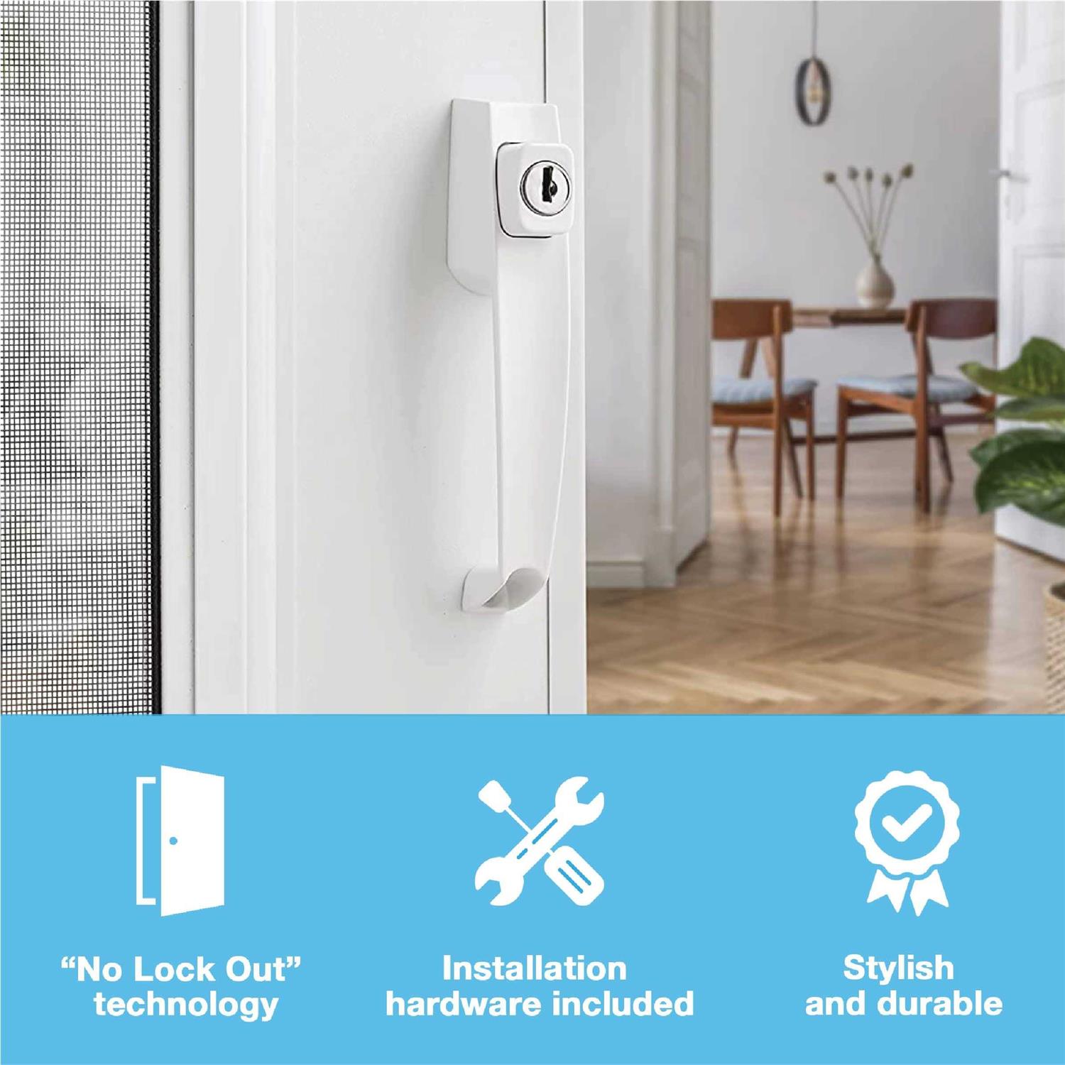 Wright Products Vk333x3wh Keyed Push Button Latch - Image 4