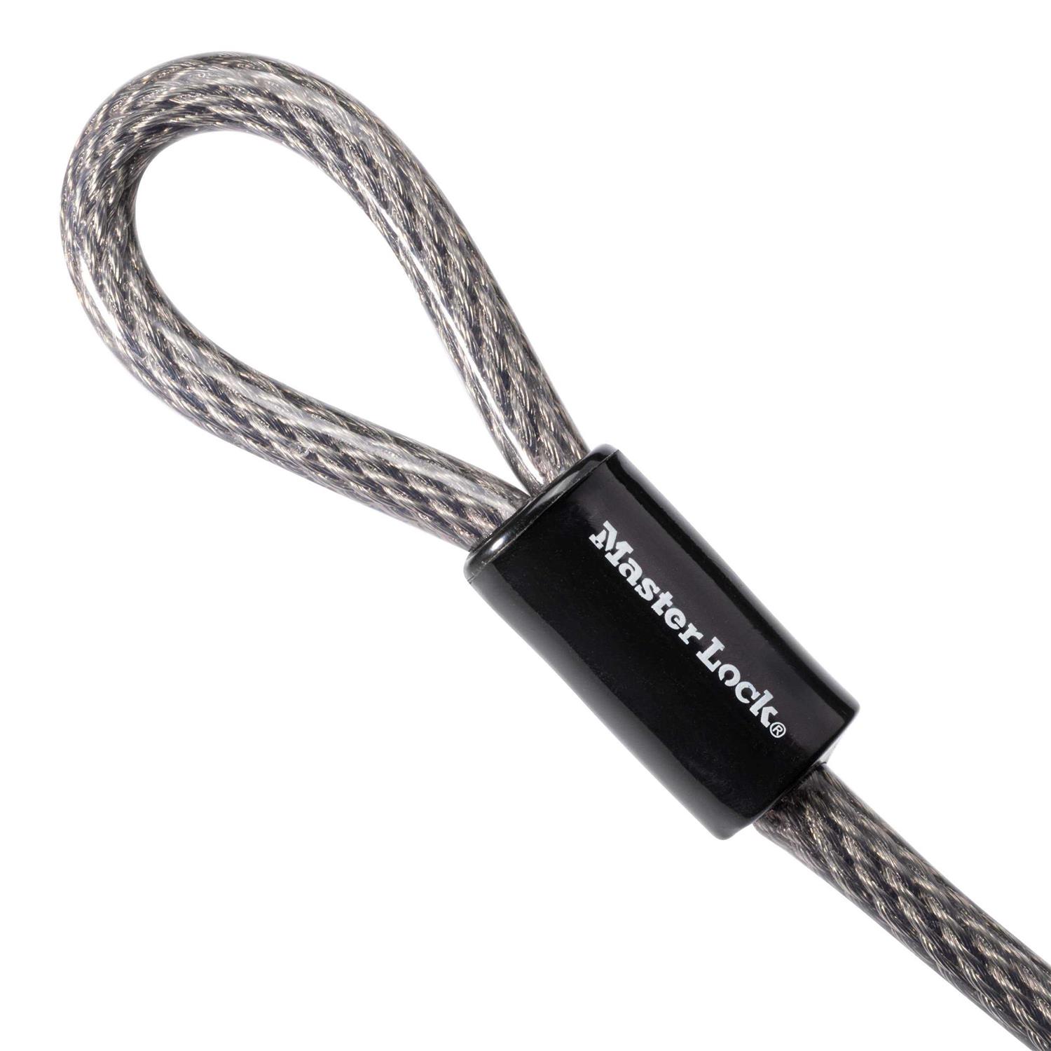 Master Lock 3/8 in. D x 360 in. L Vinyl Coated Steel Flexible Braided Steel Cable - Image 3