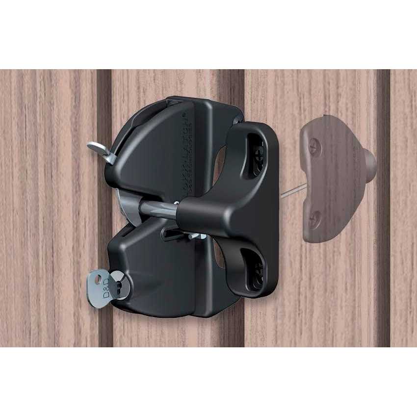 D&D Technologies LLAAB LokkLatch with External Access Kit Gate Latch - Image 4