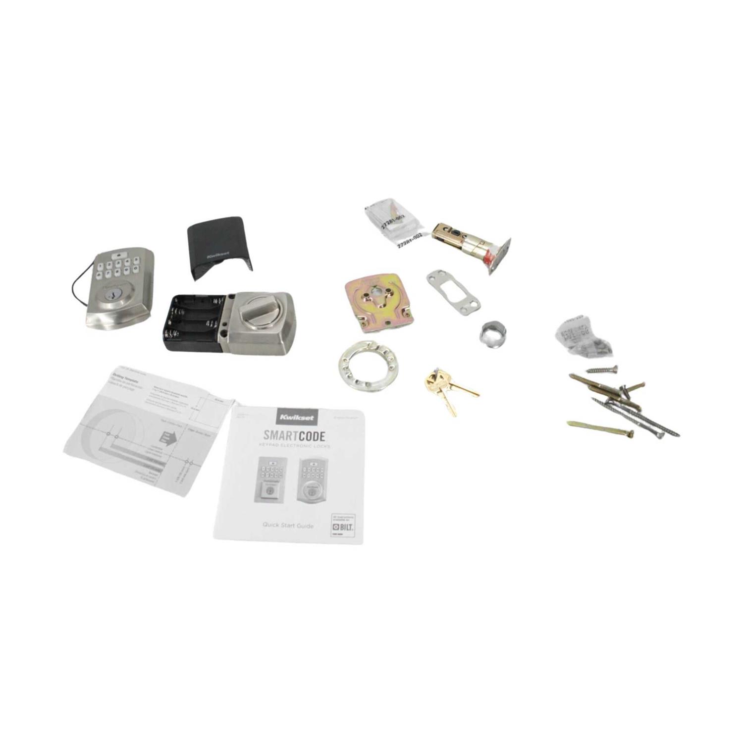 Kwikset SmartCode 260 Keyless Electronic Keypad Deadbolt Microban Protected Keypad - Image 4