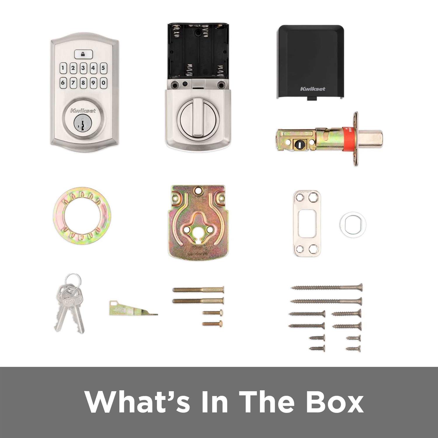 Kwikset SmartCode 260 Keyless Electronic Keypad Deadbolt Microban Protected Keypad - Image 5