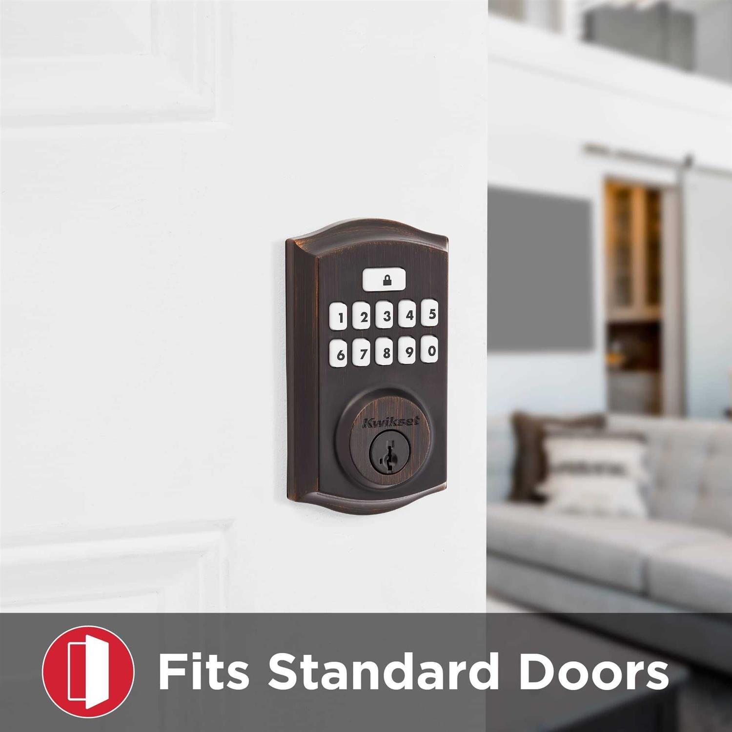 Kwikset SmartCode 260 Keyless Electronic Keypad Deadbolt Microban Protected Keypad - Image 4