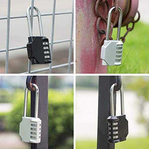 ZHEGE Gym Lock 4 Digit Combination Lock for Locker - Image 5