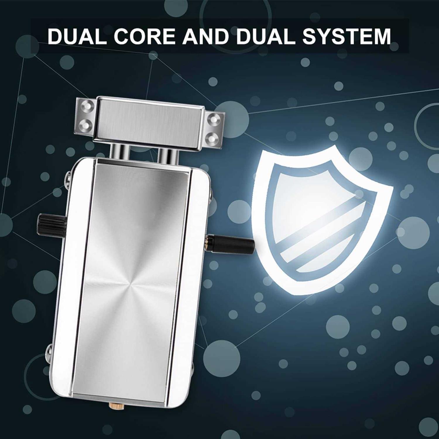 Smart Lock,Geevorks Remote Control Keyless Entry Electronic Lock with 4 Remote Control,Smart Anti-Theft Deadbolt Access Control System for Home - Image 5